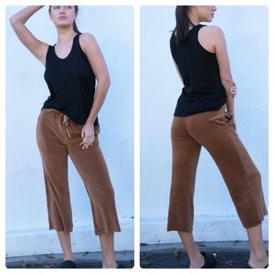 STARK X VELOUR CROPPED PANT